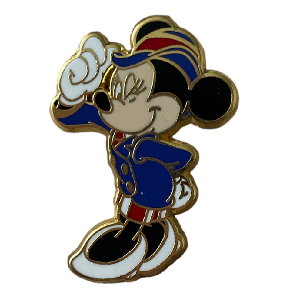 Disney trading pin American Patriotic Minnie Winking 2007